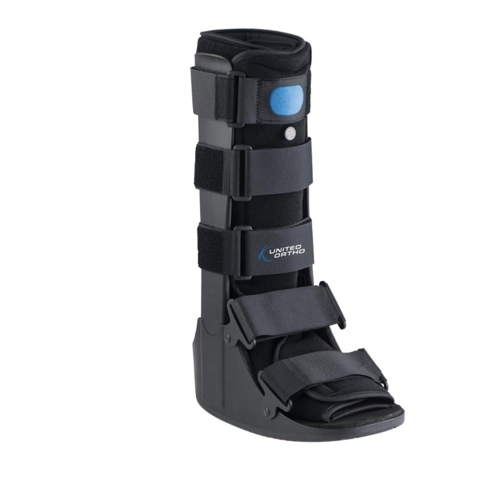 United Ortho Air Cam Walker Fracture Boot, size Large (G), Black